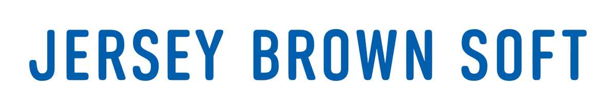 jerseybrownsoft文字ロゴ